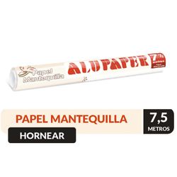 Papel Mantequilla Alupaper Rollo 7.5 m