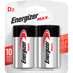 Pilas Alcalinas Energizer D 2 un.