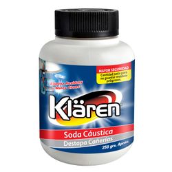 Soda Cáustica Klären Frasco 250 cc