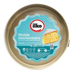 Molde Redondo Ilko Antiadherente Gold 26 cm