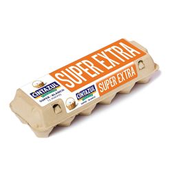 Huevos Cintazul Super Extra Blancos 12 un.