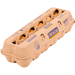 Huevos Cintazul Grandes Color 12 un.