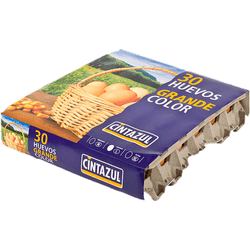 Huevos Cintazul Grandes Color 30 un.