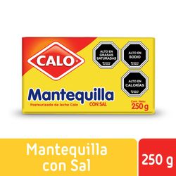 Mantequilla Calo con Sal 250 g
