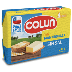 Mantequilla Colun Sin Sal 250 g