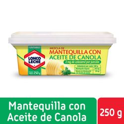 Mantequilla Loncoleche con Aceite de Canola 250 g