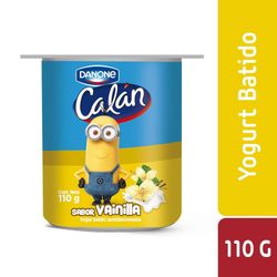 Yogurt Batido Calán Semidescremado Vainilla 110 g