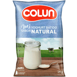 Yogurt Batido Colun Natural 1 kg