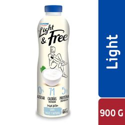 Yogurt Danone Light & Free Natural 900 g