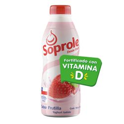 Yogurt Batido Soprole Frutilla Botella 1 L
