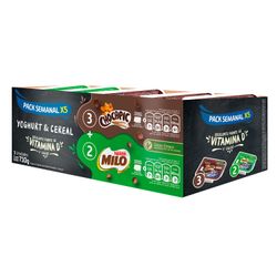 Yogurt + Cereal Nestlé Chocapic+ Milo Multipack 142 g 5 un.