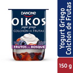 Yogurt Griego Danone Oikos Colchón de Frutos del Bosque 150 g