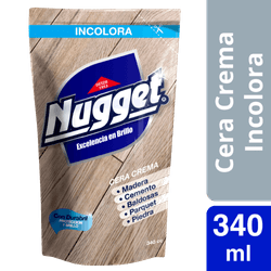 Cera Crema Nugget Incolora Doypack 340 cc