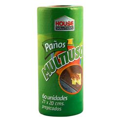 Paños Multiuso House Rollo 60 un.
