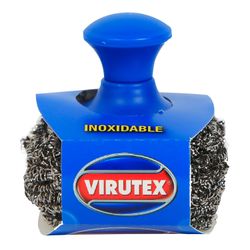 Esponja Virutex Acero Inoxidable con Mango