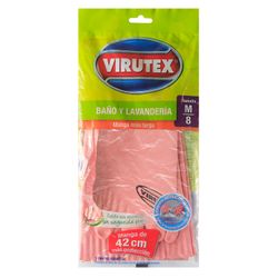 Guantes Virutex Baño y Lavandería Manga Larga Talla M