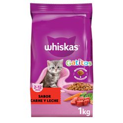 Alimento Gatito Whiskas Carne y Leche 1 kg