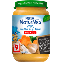 Picado Naturnes Pollo Zanahoria Arroz 215 g