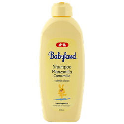 Shampoo Babyland Manzanilla Camomilla para Bebés y Niños 410 cc
