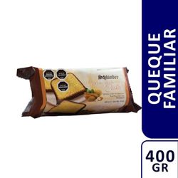 Queque Schlünder Mazapán Bañado En Chocolate 400 g