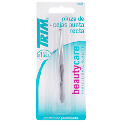 Pinza para Cejas Trim Punta Recta