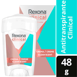 Desodorante Crema Rexona Clean Scent 48 g