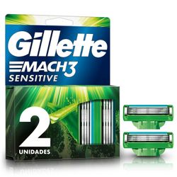 Repuestos Máquina de Afeitar Gillette Mach3 Sensitive 2 un.