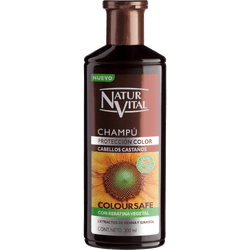 Champú Coloursafe Natur Vital Castaño 300 ml