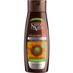 Máscara Capilar Natur Vital Coloursafe Castaño 300 ml