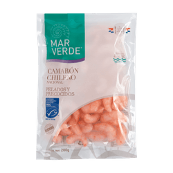 Camarones Cocidos y Pelados Mar Verde 200 g