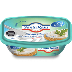 Queso Crema Santa Rosa Reducido en Calorías Pote 150 g