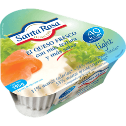 Queso Fresco Light Santa Rosa Envasado Trozo 195 g