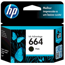 Tinta para Impresora HP 664 Negro