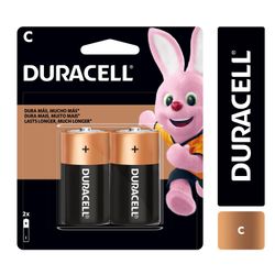 Pilas Duracell Tipo C 2 un.