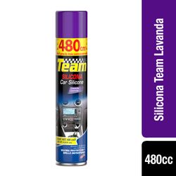 Silicona para Auto Team Lavanda Spray 480 cc