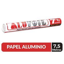 Papel Aluminio Alufoil en Rollo 7.5 M