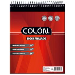 Block Escolar con Espiral 7 mm 32/80