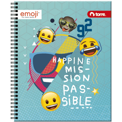 Cuaderno Universitario Clásico Emoji 100 Hojas (surtido)
