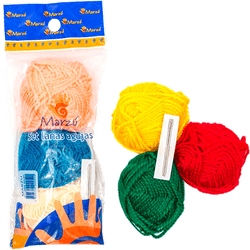 Set Lana Marzu 3 Ovillos + 2 agujas de lana