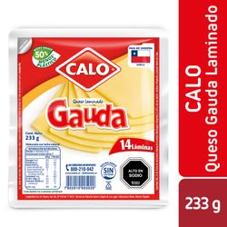 Queso Gauda Calo Envasado Laminado 233 g