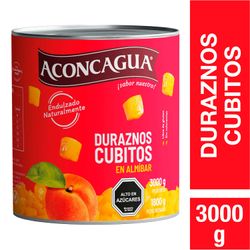 Duraznos Aconcagua Cubitos 1.8 kg drenado