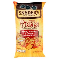 Pretzels con Cebolla, Miel y Mostaza Snyders 283 g