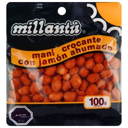 Maní Crocante Millantú con Jamón Ahumado 100 g
