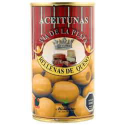 Aceituna Vida Plata Rellena Queso 350 g