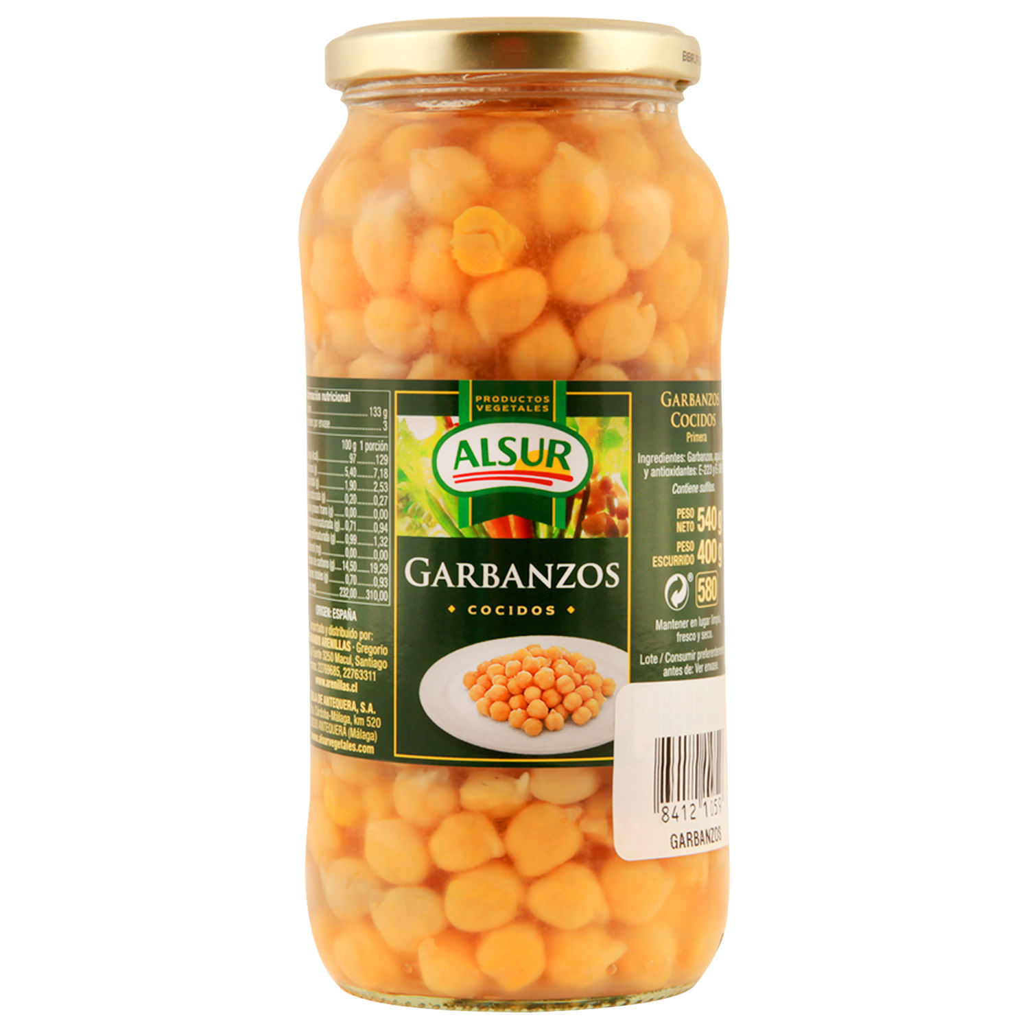 Garbanzos Extra Lozano 500 g