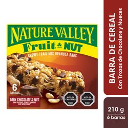 Barra de Cereal Nature Valley Chocolate Frutos Secos 210 g 6 un.