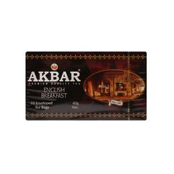 Té Negro Akbar English Breakfast 40 g 20 un.