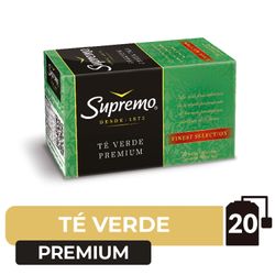 Té Verde Supremo Premium 40 g 20 un.