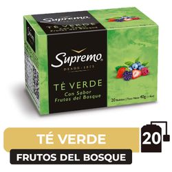 Té Verde Supremo Frutos del Bosque 20 un.