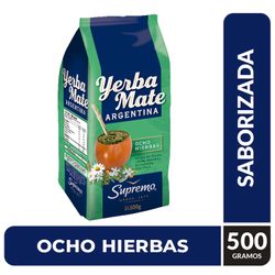 Yerba Mate Supremo Argentina 8 Hierbas 500 g